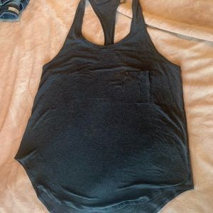 Dark grey love tank